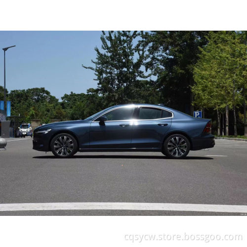 The newest Volvo S60 2023 T8 EWD Hybrid Long Range 4WD Smart Sport 2.0T 310 hp L4 plug-in hybrid ev car cars used vehicles cheap